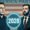 Elon Musk JD Vance VP America Party 2028