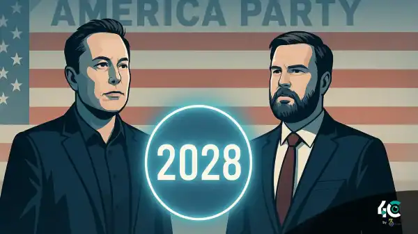 Elon Musk JD Vance VP America Party 2028