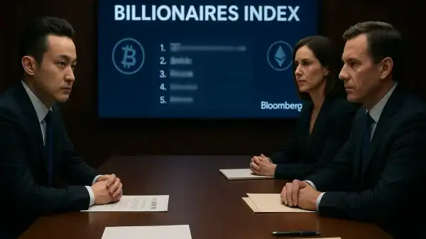 Justin sun bloomberg dispute billionaire index