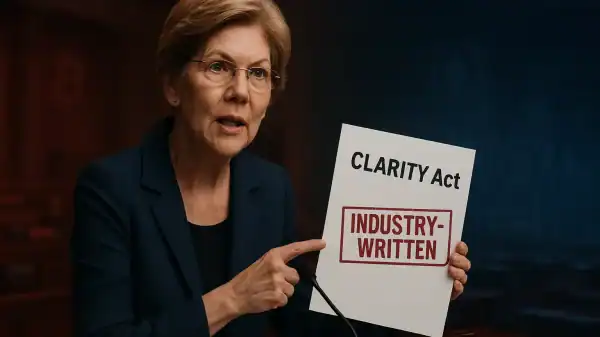 Sen Elizabeth warren pro crypto bill white house
