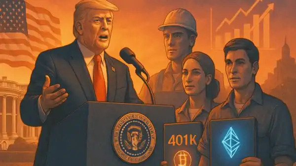 Donald trump crypto investment 401k