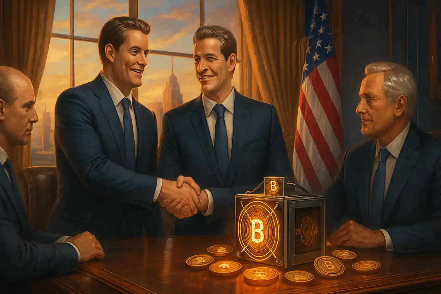 Winklevoss trump family ties bitcoin mining investment