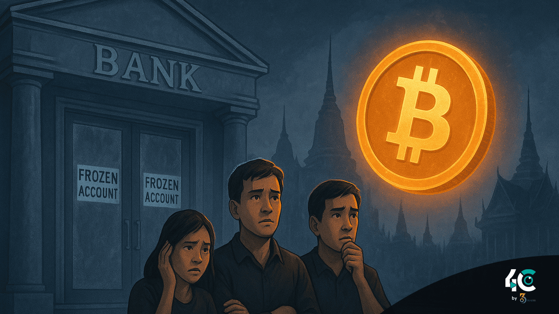 Thailand bank accounts frozen crypto