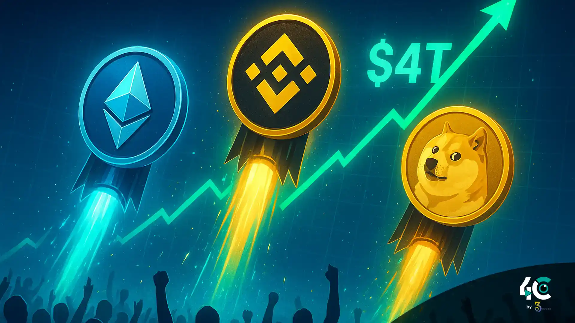 Eth bnb doge crypto market cap $4t