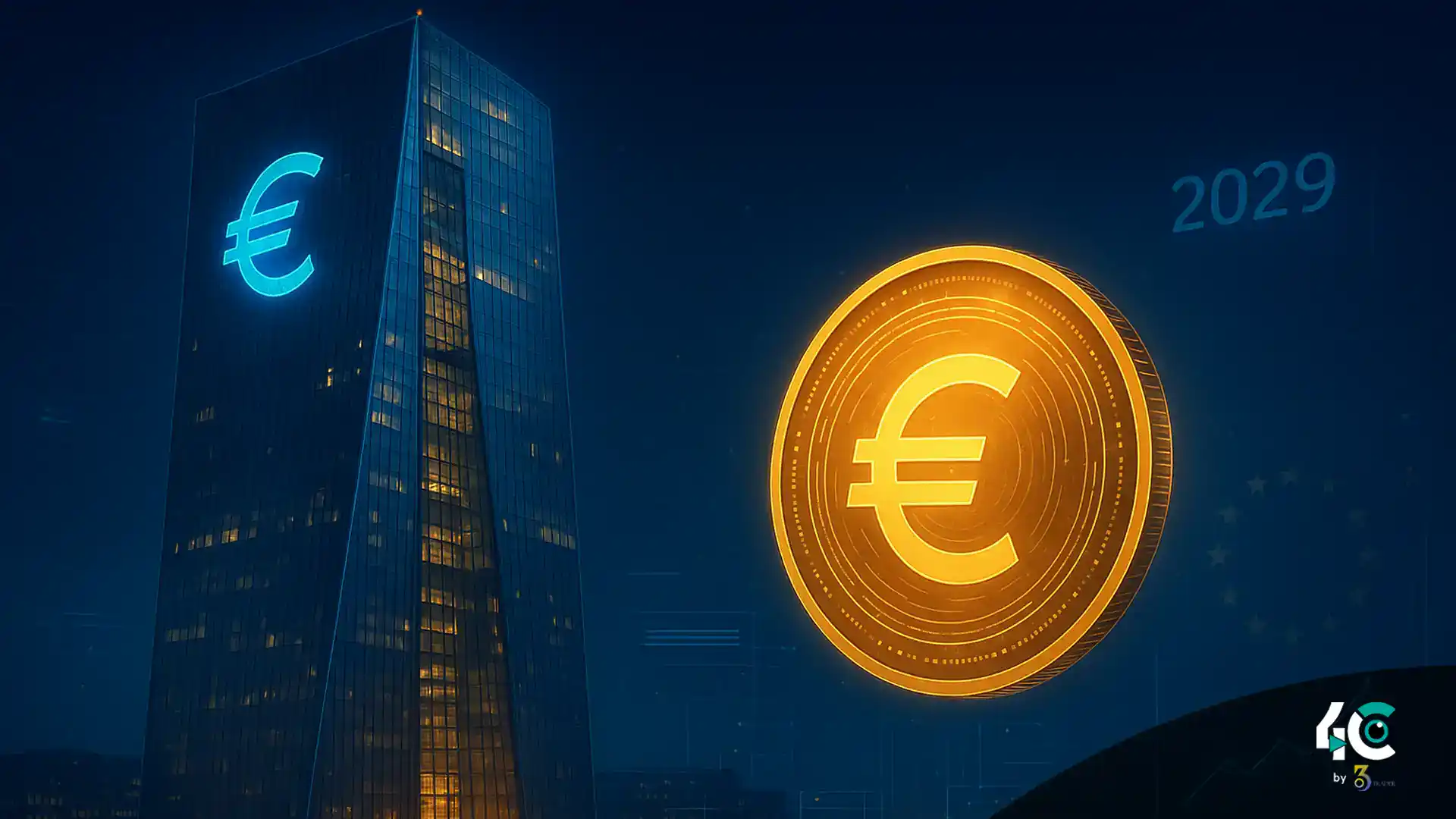 European central bank pushes for cbdc launch in 2029  4c by 360trader European central bank cbdc launch 2029 digital euro