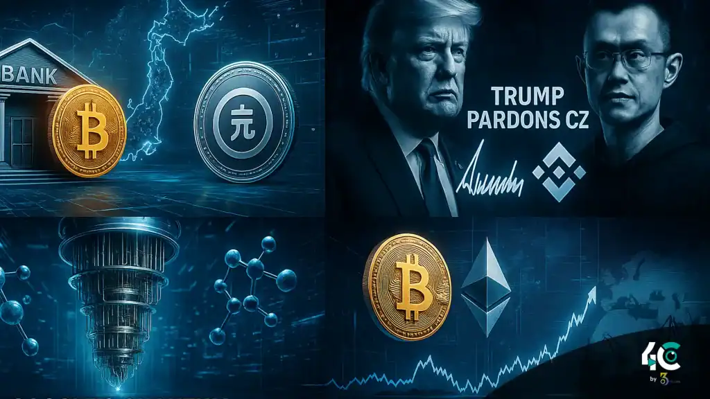 Japan crypto movement trump pardons cz google quantum leap and more