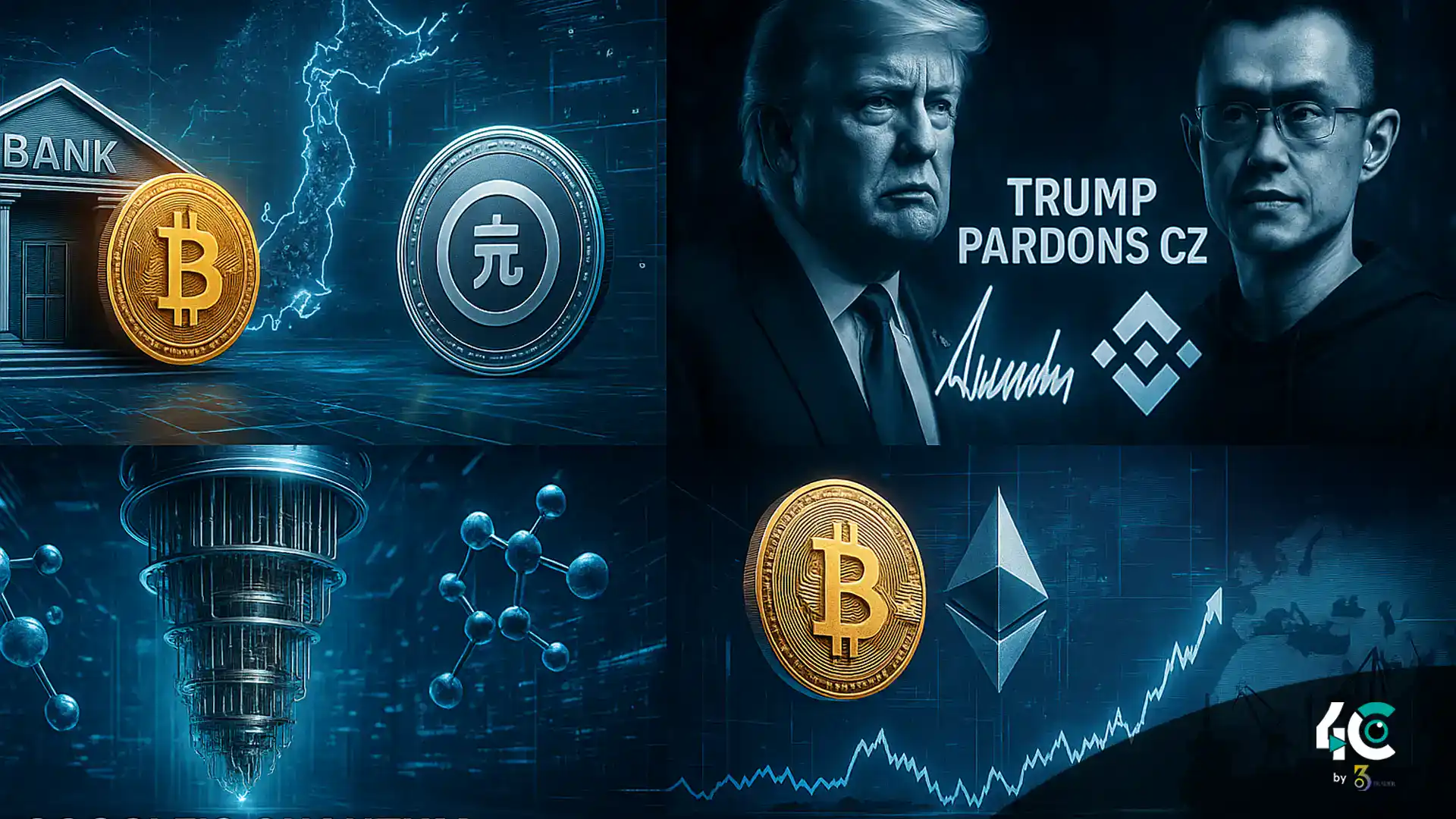 Japan crypto movement trump pardons cz google quantum leap and more