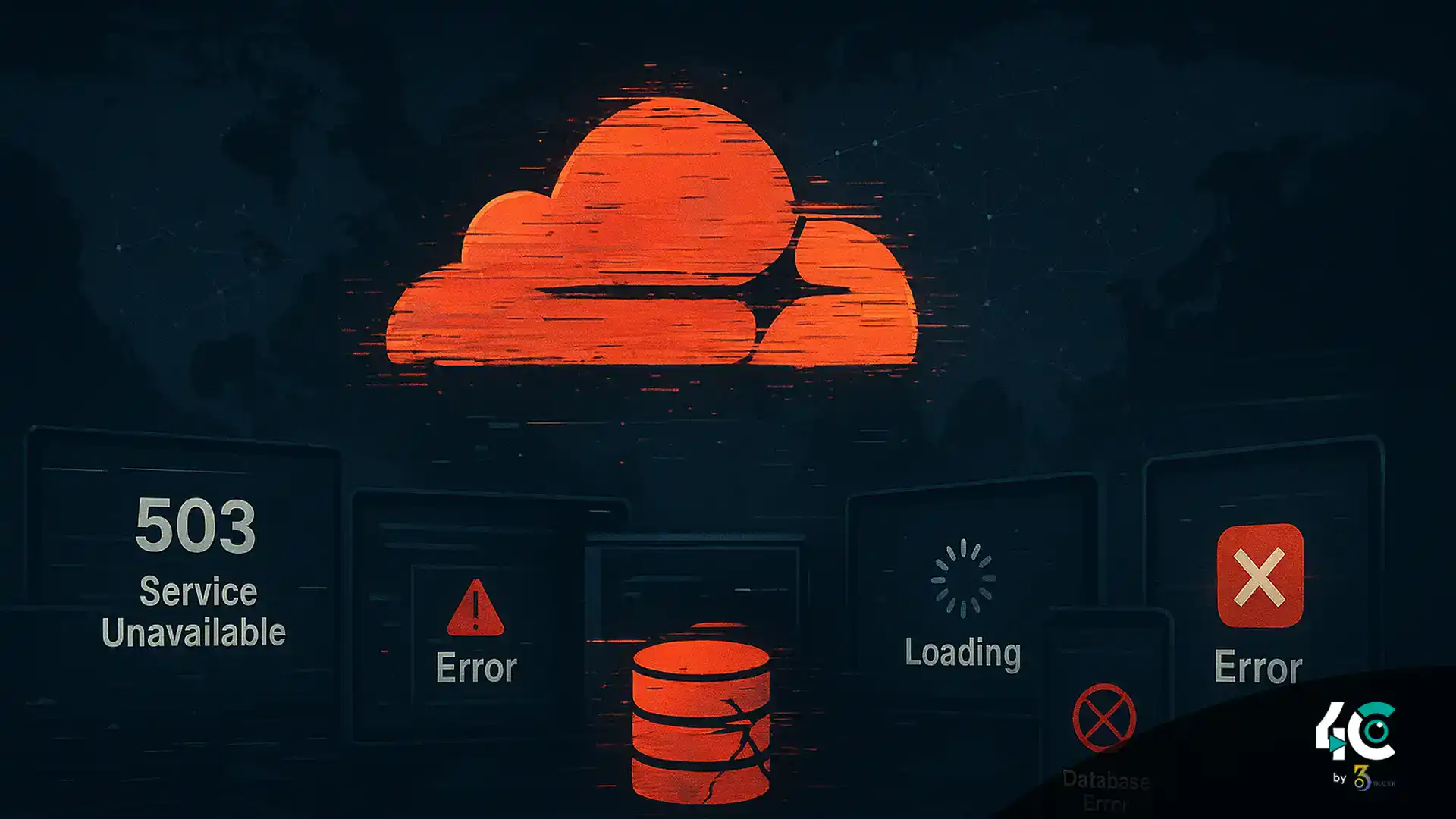 Cloudflare database error outage