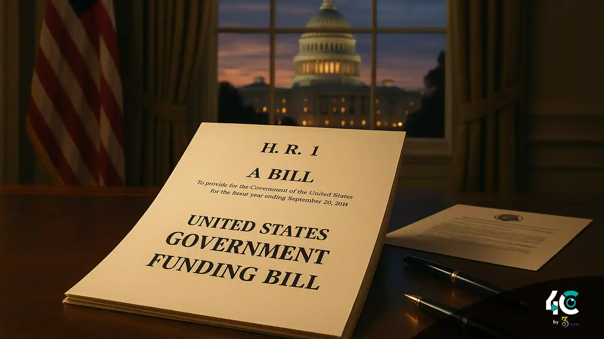 Funding bill set to reopen us government heads to trumps desk 4c by 360trader Funding bill set to reopen us government