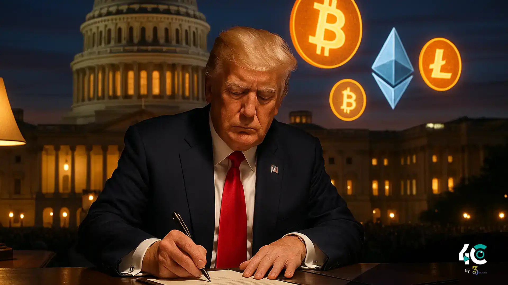 Us shutdown ends crypto progress resumes as trump signs bill 4c by 360trader Us shutdown crypto trump