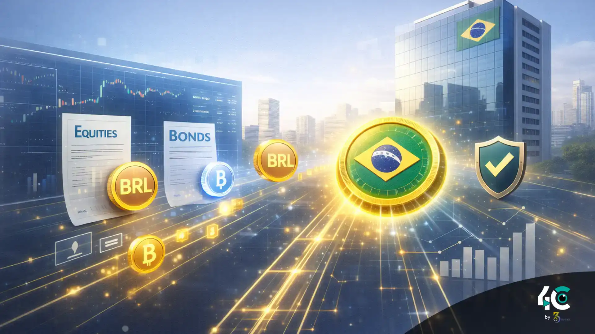 Brazil stock exchange tokenization platform stablecoin