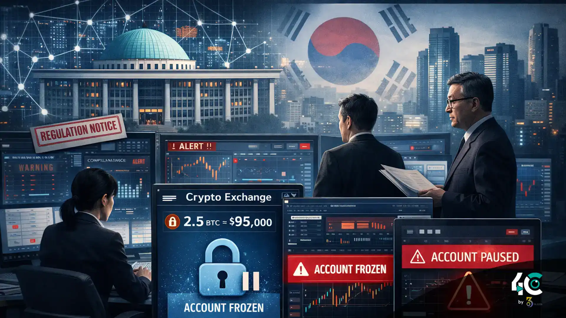 Southkoreaconsiderspreemptivecryptoaccountfreezesreport 4c by 360trader South korea crypto account freeze