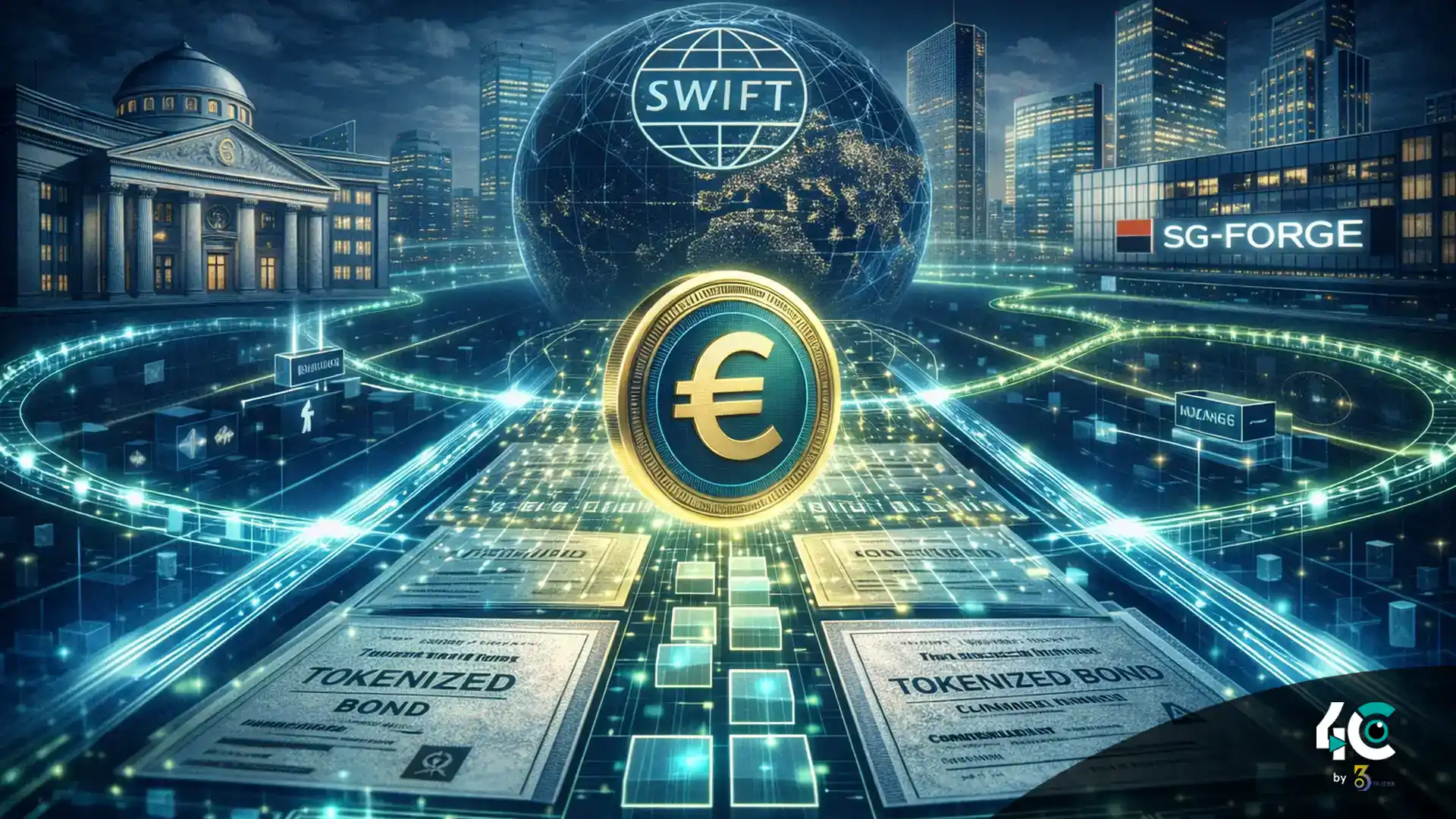 Swift euro stablecoin tokenized