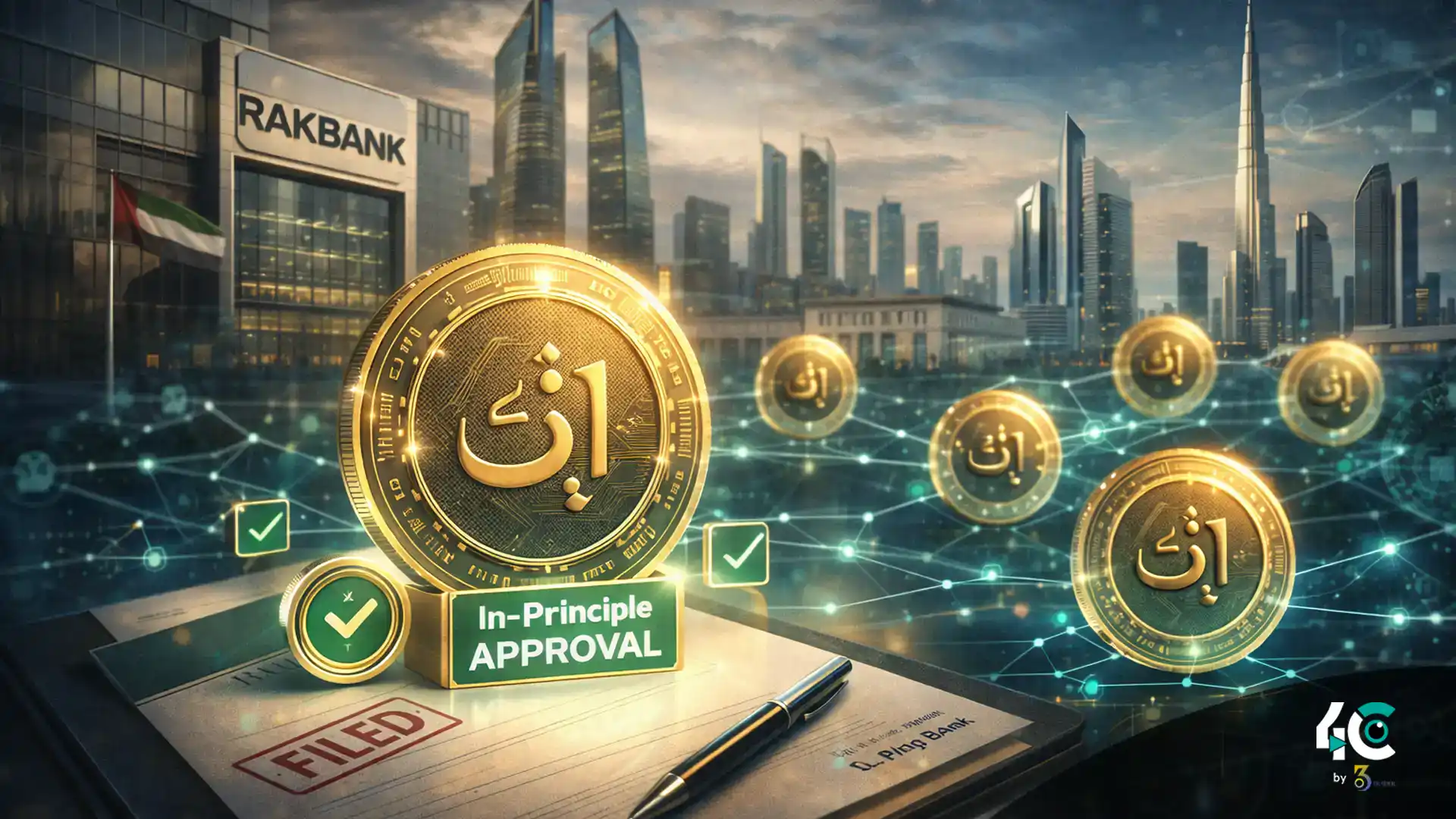 Uaesdirhamstablecoinracewidensasrakbanknetsinprinciple 4c by 360trader Uae dirham stablecoin race rakbank approval